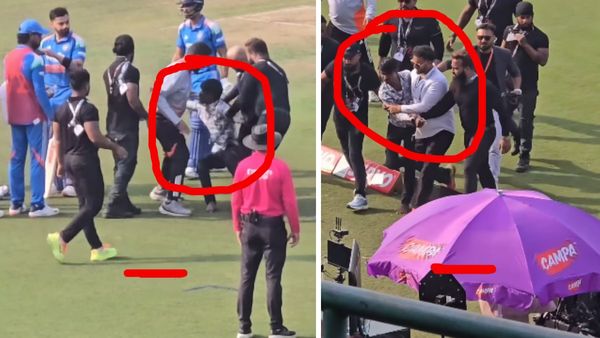 विराट कोहली से मिलने के लिए फैन ने फिर तोड़ी सिक्योरिटी, पकड़कर गार्ड्स ने किया ऐसा हाल