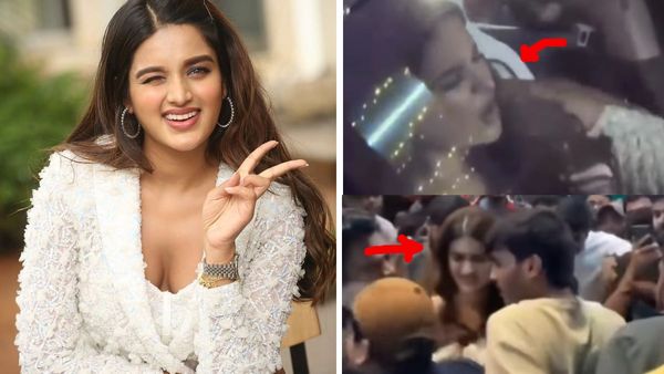 भीड़ में फंसी एक्ट्रेस के साथ फैंस की बदसुलूकी, कार तक पहुंचते पहुंचते ऐसी हो गई निधि अग्रवाल की हालत