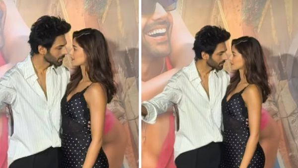 फिल्म प्रमोशन के दौरान एक दूसरे को Kiss करना चाहते थे कार्तिक- अनन्या? वायरल वीडियो देख चौंक गए लोग