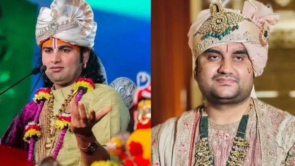 इंद्रेश उपाध्याय की बारात में जमकर नाचे अनिरुद्धाचार्य, बग्घी में बैठे दूल्हे तो भी नहीं छोड़ा, वीडियो वायरल