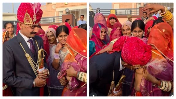 घोड़ी चढ़ने से पहले मां का दूध पीने लगा दूल्हा, वायरल वीडियो देख जाने पीछे का पूरा कारण