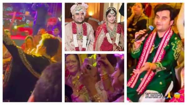 Video: मेरा आपकी कृपा से ये ब्याह हो रहा है.. इंद्रेश उपाध्याय ने अपनी शादी में गाया गाना, खूब नाची दुल्हनिया
