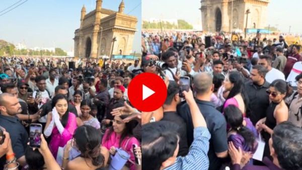 Tanya Mittal को देखते ही बेकाबू हुई भीड़, बॉस को बचाते-बचाते बॉडीगार्ड्स के छूटे पसीने, VIDEO