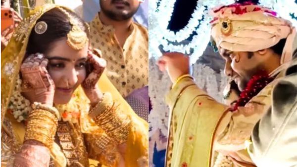 इंद्रेश उपाध्याय ने अपनी नई नवेली दुल्हन की उतारी नजर ? इंटरनेट पर छा गया ये अनदेखा VIDEO