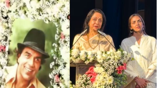 धर्मेंद्र को श्रद्धांजलि दे रो पड़ीं हेमा मालिनी, प्रार्थना सभा में छलका दर्द, बोलीं- हमारा प्यार सच्चा था...