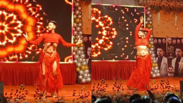 कॉलेज की पार्टी में स्कर्ट-टॉप पहन लड़के ने किया जबरदस्त बेली डांस, मटकती कमर देख छूट गए लड़कियों के पसीने
