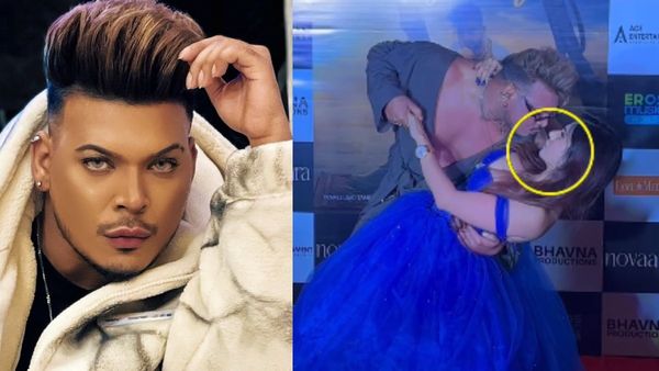 Eshan Masih ने फिर की बेशर्मी की हदें पार, इस एक्ट्रेस को मीडिया के सामने धोखे से किया Kiss