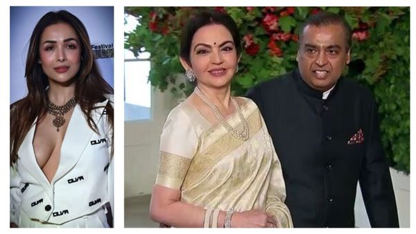 VIDEO: नीता अंबानी को साइड कर मलाइका अरोड़ा को हग करने दौड़े मुकेश अंबानी , पहले पकड़ा हाथ फिर किया KISS