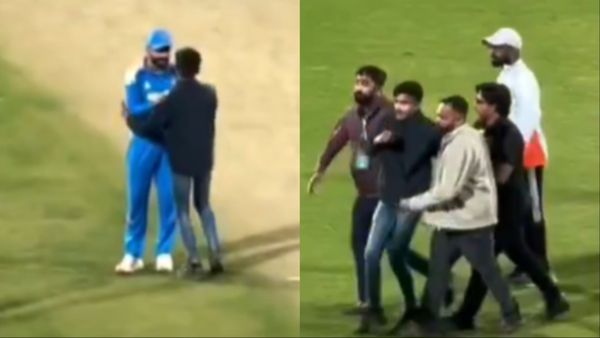 विराट रोकते रहे, लेकिन फैन को सरेआम मार दिया थप्पड़, कोहली की अपील बेअसर! Rajkot ODI में उठा बड़ा बखेड़ा