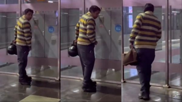 Viral Video: दिल्ली मेट्रो के प्लेटफॉर्म पर खुलेआम पेशाब करता दिखा शख्स, कैमरे में कैद हुई शर्मनाक हरकत