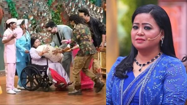 व्हीलचेयर पर हाथ में ड्रिप लगाए काम पर लौटीं भारती सिंह, पहली बार दिखाया बेटे काजू का चेहरा, फोटो वायरल
