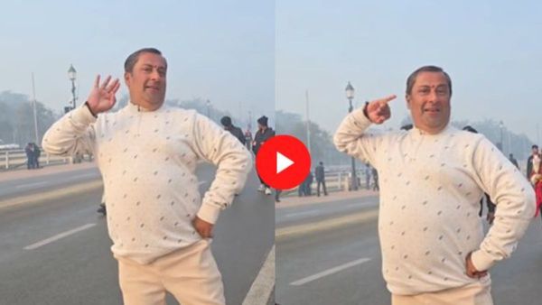 ये हैं रियल एंटरटेनर! सड़क किनारे अंकल ने भोजपुरी गाने पर किया किलर डांस, गाड़ियां रोक लोग बोले- छा गए गुरु...