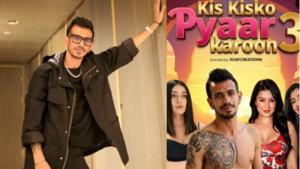 Kis Kisko Pyaar karoon 3 के पोस्टर में धनश्री, महावश, शेफाली संग दिखे चहल, फोटो देख क्रिकेटर बोले- दो और हैं..