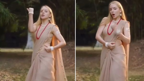 Bhojpuri Video: रशियन लड़की पर चढ़ा भोजपुरिया रंग, पवन सिंह के गाने में ऐसे लचकाई कमरिया