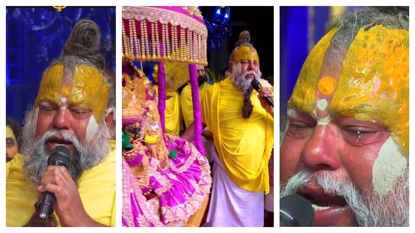 VIDEO: शिवरात्रि पर फूट फूटकर रोए प्रेमानंद महाराज, राधा रानी को झूला झुलाया और फिर...