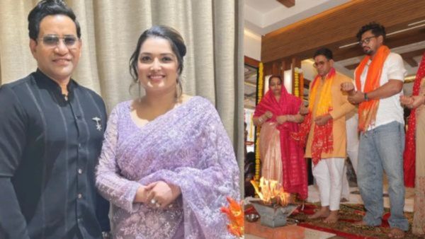 निरहुआ ने किया नए घर में प्रवेश, पहली बार दिखाया पत्नी का चेहरा, लोग बोले- इतनी सुंदर पत्नी है फिर आम्रपाली...