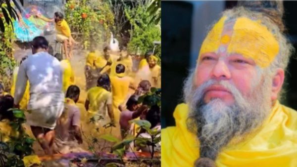 Viral: शिष्यों संग पूल में होली खेलते दिखे प्रेमानंद महाराज, अनदेखा दिल छू लेने वाला वीडियो आया सामने