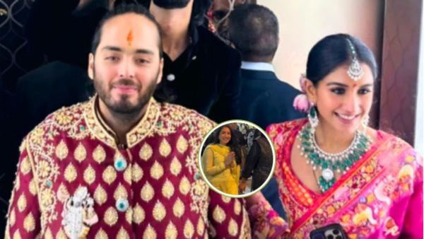 लंबी मांग भर गले में मंगलसूत्र पहन द्वारकाधीश के दर्शन करने आईं राधिका मर्चेंट, पति के लिए की ये प्रार्थना