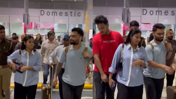 पिता की मौत के बाद पहली बार साथ दिखे रिंकू सिंह और प्रिया सरोज, वर्ल्ड चैंपियन को लेकर पहुंची थीं एयरपोर्ट