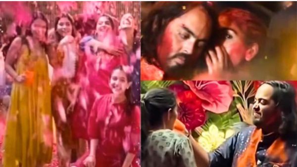 अनंत ने मौका देखते ही श्लोका संग खेली होली, सामने खड़ी देखती रह गईं राधिका,इंटरनेट पर छाया देवर-भाभी का वीडियो