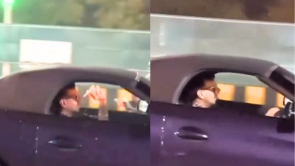 चहल ने कार में बैठ पी सिगरेट, शीशा खोल उड़ाया धुआं, फिर जो किया उसे देख लोग बोले- काटो चालान...