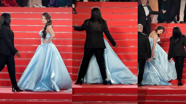 Cannes के रेड कार्पेट से हसीना को जबरदस्ती हटाया, क्या है कारण? Video देख नहीं होगा यकीन