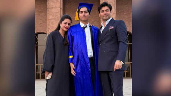 पाक सुपरस्टार फवाद खान का सीना हुआ 56, ग्रेजुएट हुआ बेटा अयान, वायरल हो रही है तस्वीर