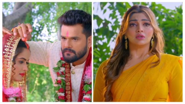 Bhojpuri Song: दूल्हा बने खेसारी ने तोड़ा आकांक्षा पुरी का दिल, भोजपुरी गाना ‘तकदीर’ ने मचा दिया बवाल!