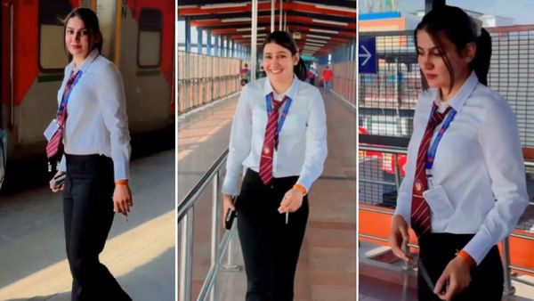 कौन है ये वायरल महिला TTE? सुंदरता पर फिदा हुए लोग, रील के चक्कर में हो गई कार्यवाही