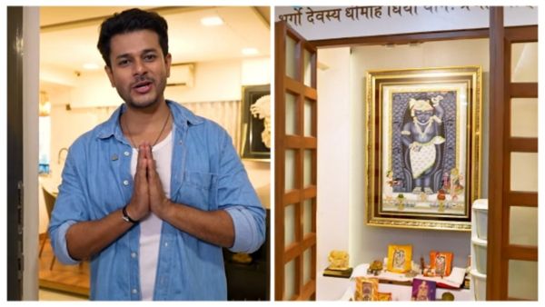 जय सोनी के लिविंग रूम में लगी है श्रीनाथजी की तस्वीर, दीवार पर लिखा है गायत्री मंत्र, देखें इनसाइड तस्वीरें