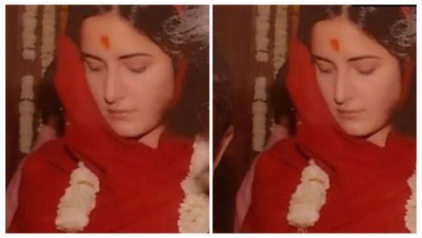 लाल साड़ी और सिर पर पल्लू रखे कैटरीना कैफ की 17 साल पुरानी फोटो वायरल, पूजा करती आई नजर!