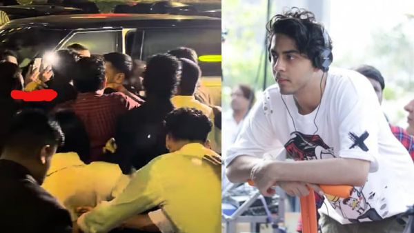 आर्यन खान को देखते ही बेकाबू हुई भीड़, धक्का-मुक्की के बीच धड़ाम से गिरा शख्स और...