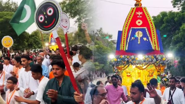VIDEO: पाकिस्तान में निकली जगन्नाथ की रथ यात्रा, कराची की सड़कों पर गूंजे 'हरे कृष्णा' के नारे