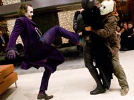 The Dark Knight has 16 bloopers