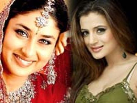 Kareena and Amisha share cold vibes