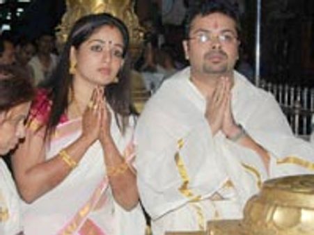 Kavya and Nishal at Guruvayur