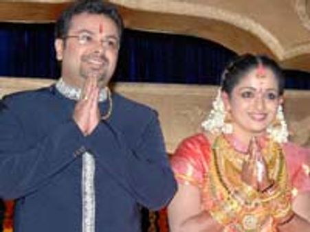 Kavya's reception for Relatives