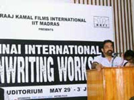 Kamal launches Screenplay Workshop at IIT!