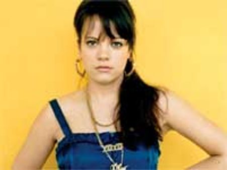 Lily Allen flashes undies in see-through dress