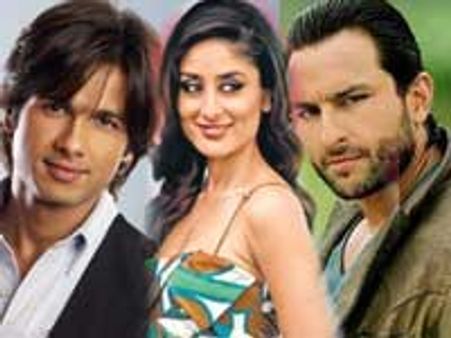 Saif-Kareena-Shahid love triangle on big screens