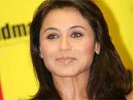 Rani Mukherjee busy babysitting