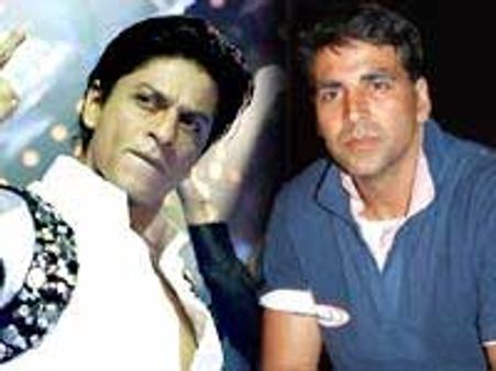 It's Shahrukh Khan versus Akshay Kumar