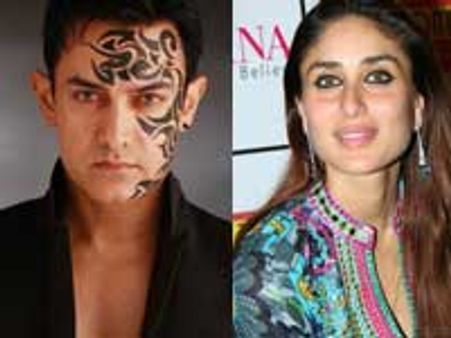 Aamir Khan-Kareena Kapoor drenched in the rain