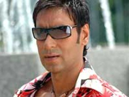 Ajay Devgan running like a madman