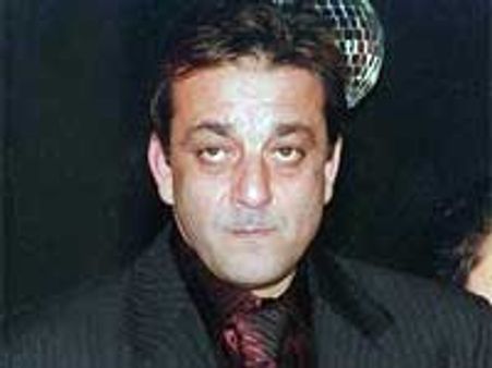 Sanjay Dutt practicing Hollywood punches