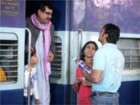 Atithi team shoots at the CST station