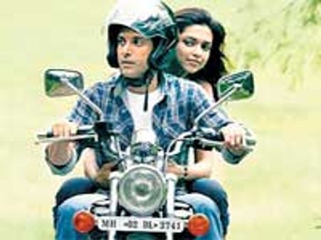Farhan and Deepika's motorcycle rides