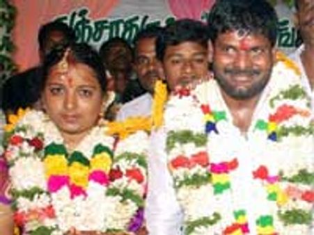 Ganja Karuppu weds Sangeetha