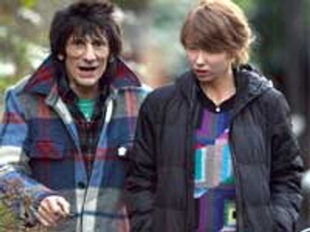 Ronnie Wood spends secret night with ex Ekaterina