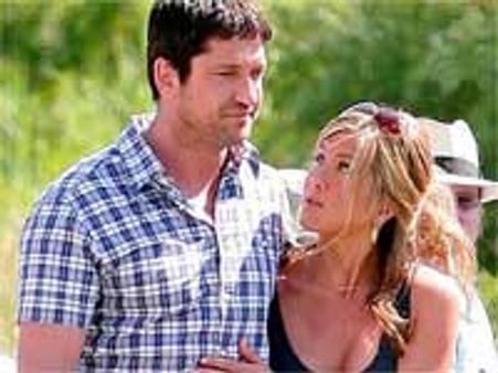 Jennifer Aniston had a blast with Gerard Butler